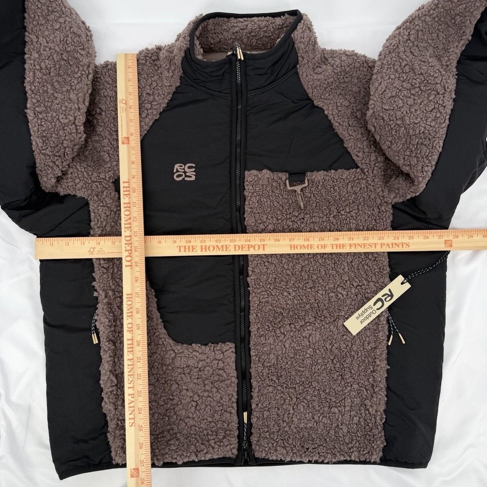 RC Outdoor Supply 2XL Fleece Full Zip Up Jacket Hiking Utility Coat MSRP $175 - Picture 5 of 6